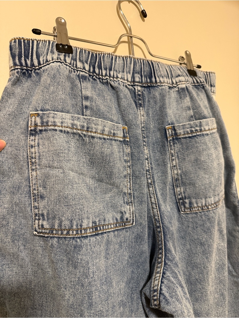 NWT GAP High Rise Wide Leg Striped Jean - Picture 9 of 10